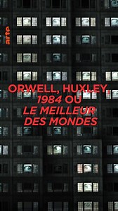 Bien avant 1984, George Orwell et Aldous Huxley prédisaient déjà l'évolution de nos sociétés pour le meilleur (des mondes) et pour le pire ⤵ so.arte/3kg6E2q | ARTE