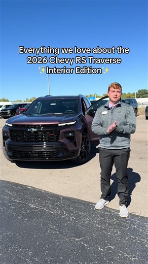 Discover the 2026 Chevy RS Traverse Features