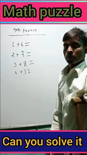 Math puzzle😊 || puzzle tricks😱 || #shorts #youtubeshorts #short