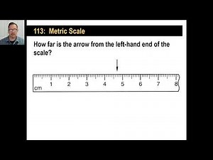 Saxon Math - Pre-Algebra 1/2: 3rd Edition (Lesson 113) - Inch Scale, Metric Scale