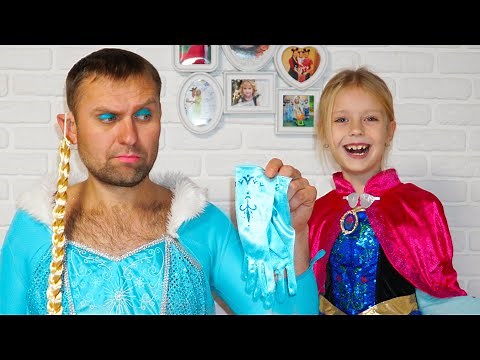 Игры с косметикой и платья принцесс от Марго Princess Costumes & Kids Makeup