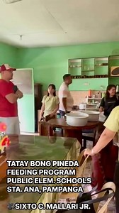 TATAY BONG PINEDA FEEDING PROGRAM | Sta. Ana, Pampanga 12 elementary school equivalent to 1,633 students CLMA Pampanga Chapter BAP NEWS MARK SISON MAS Channel: Media, Affairs & Stories | BapNews Mark Sison