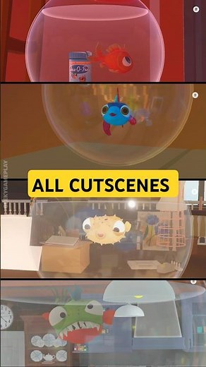 All Cutscenes in Escaping the Fishbowl in I Am Fish Mobile