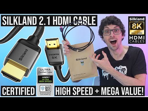 2025's Best Value High Speed HDMI Cable! - Silkland Certified HDMI 2.1 Cable Review (Big Difference)