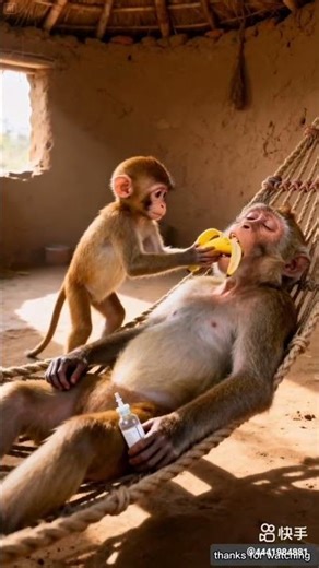 monkey blog 3D cartoon#shortvideo