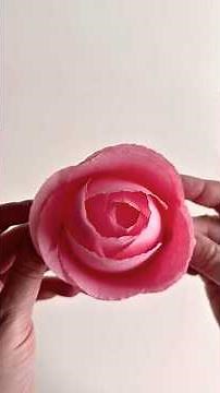 Easy rose-shaped napkin folding and cutting 💖 Romantic table decoration 🌹