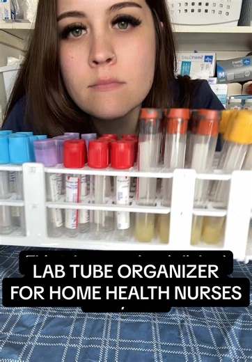 Essential Lab Tube Organizer for Home Health Nurses