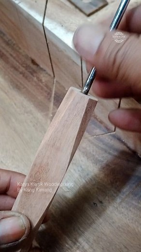 18K views · 70 reactions | Simple DIY project — replacing an old screwdriver handle with a handmade wooden one. A small touch of wood makes every tool feel special. #woodworking #handtoolwoodworking #diyproject #woodenhandle #woodworkingtrick | Sukiman . | Facebook