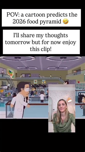 By no means do I recommend getting your nutrition advice from a cartoon… BUT this is eerily accurate regarding the guidelines that were released today 😂 This episode is from 2009. Coincidence? Maybe. Inspo for the new guidelines? Also maybe 👀 It’s late, but I had to share for a laugh. I’ll be posting my real thoughts tomorrow—until then, what are your initial reactions to the new dietary guidelines? ⬇️ #2026dietaryguidelines #dietaryguidelines #saturatedfat #nutritiontips #southpark #comedycli