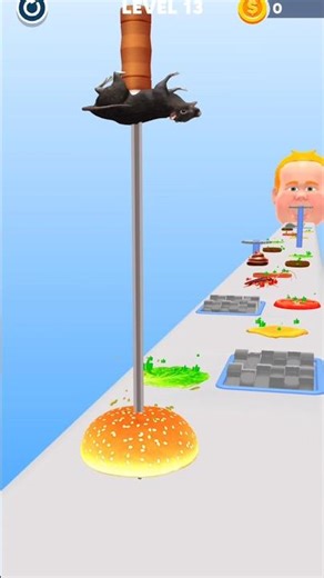 XXL Sandwich Making 3D epic gameplay 🎮 #shorts#gaming #youtubeshorts