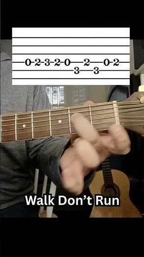Walk Don't Run Guitar Tutorial