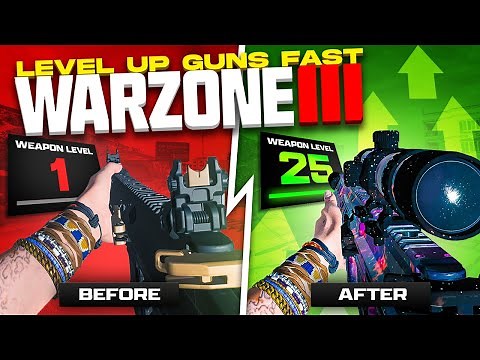 The FASTEST Way To Level Up Guns in Warzone 3!