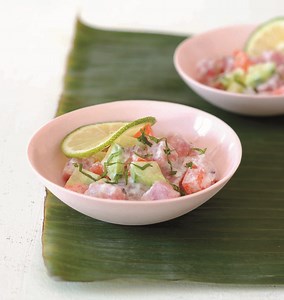Poisson cru mariné à la tahitienne - Recettes de cuisine Ôdélices