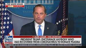Secretary Alex Azar on convalescent plasma: “We dream in drug development of something like a 35% mortality reduction. This is a major advance in the treatment of patients.” | Team Trump