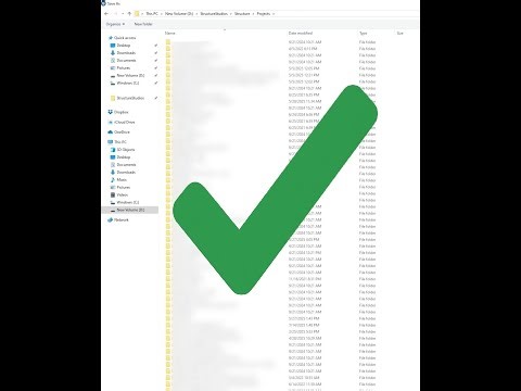 Properly Save Files in Structure Studios
