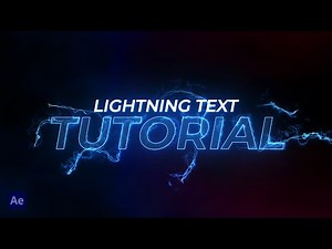 Create Powerful Electric Text Animations in After Effects