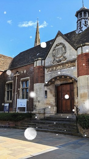 Well, David has headed home - BOOOO! 😿 But he has left us with one final treat! A completely 100% real video of his long journey home. Enjoy, folks! 🎅🩷 | Kettering Library