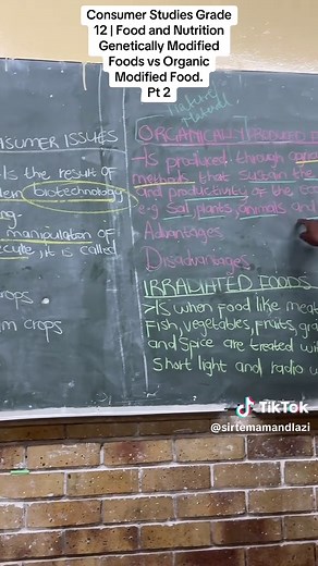 Consumer Studies: Genetically vs Organic Foods