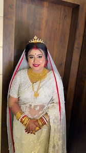 9.2K views · 81 reactions | Today’s bride upama ❤️刺#reelsvideoシ #reelsfypシ #pageviralシ゚ #facebookpost #bridal #bridetobe #brideandgroom #bride #makeupartistkolkata #kolkata | Trishna's Makeover -The Professional Makeup Artist | Facebook
