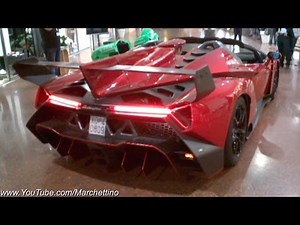 Lamborghini Veneno Roadster Sound - Start and Rev