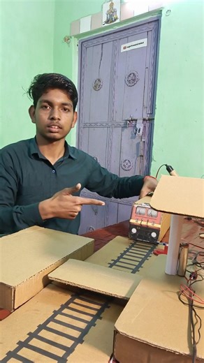 Train | Project subscribe me thanks | Inspire Award Project | #ashish #project #explore ...