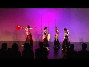 "Fans" of Flamenco....Song by Dalida....Choreography by Jenna ( http://www.BeyondBellydance.com )