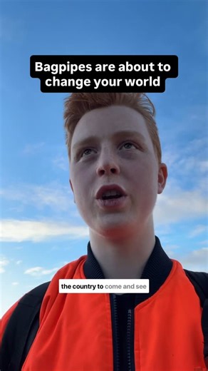 Robin Alderslowe on Instagram: "Bagpipes are about to change your world."