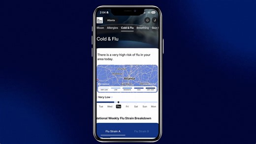 Your daily flu risk isn't random — it's forecasted