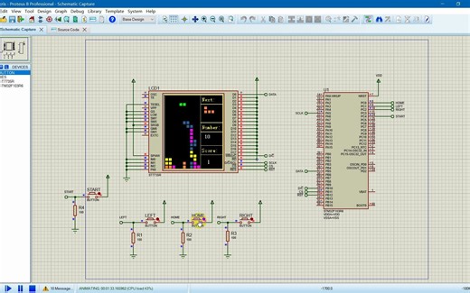 STM32F103R6-HAL库-ST7735R显示屏-俄罗斯方块-proteus仿真