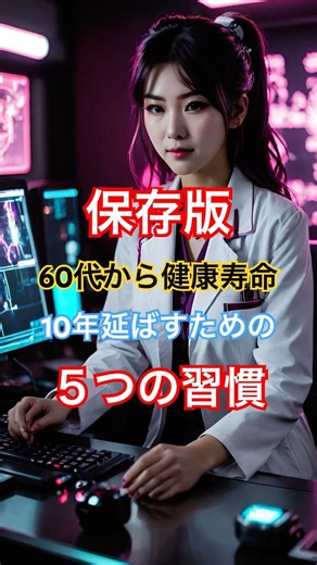 【保存版】60代から健康寿命を10年延ばすために今日からできる5つの習慣