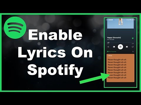 How To Enable Lyrics On Spotify