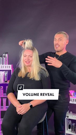 You guys have been going CRAZY for our Raise the Root and the previous volume reveal we showed you from our TikTok Shop live… so here’s another! This volumiser doesn’t mess around 😍 #volume #volumehair #volumehairhacks #volumioushair #hairhack #flathair #tiktokshop #tiktokmademebuyituk #tiktokmademebuyit