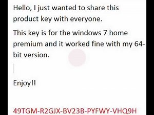 Windows 7 Home Premium 32 Product Key Generator