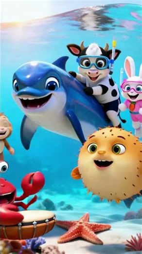 🐬 HÀNH TRÌNH KHÁM PHÁ ĐẠI DƯƠNG CÙNG BOBO #1 | CÁ HEO VUI NHỘN 🐮 | Bé Học Con Vật