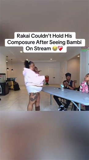 Rakai Couldn’t Hold His Composure After Seeing Bambi On Stream #rakai #bunnab #viral #shorts #fyp