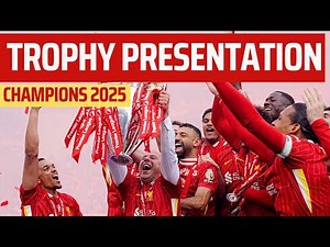 CHAMPIONS! Liverpool Premier League Title Trophy Lift
