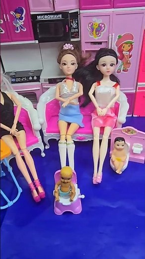Satisfying with Unboxing & Review Barbie Doll Set Toys, ASMR Video #shorts