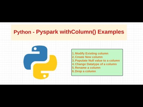 Python - Pyspark withColumn function Examples - Pass null value and many more