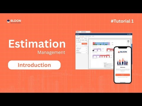 How to use an Estimation software - Module 1 - Introduction to BLDON - Construction