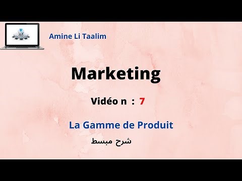 Marketing : La Gamme de Produit