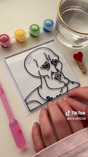 Drawing Squidward Tentacles: A Stained Glass Art Tutorial