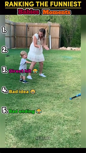 Ranking the funniest babies moments 😂 #shorts #funny #shortsfeed