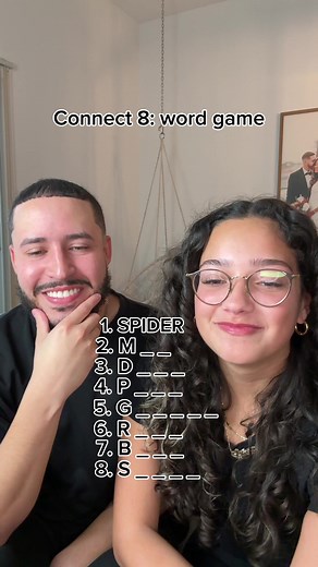 Connect Eight Word Game Challenge | Word Association - Couples Game