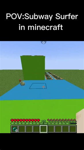 Subway Surfer in minecraft.#minecraft #subwaysurfers .