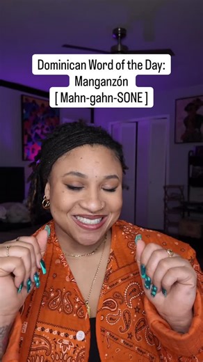 Jess on Instagram: "ENG translation: Your lazy husband is at home watching cartoons while you're here working, supposedly at two jobs, to support him. You're shameless! ⁣ ⁣ Word typically used for men. ⁣ ⁣ #dominican #dominicansbelike #wordoftheday #latina"