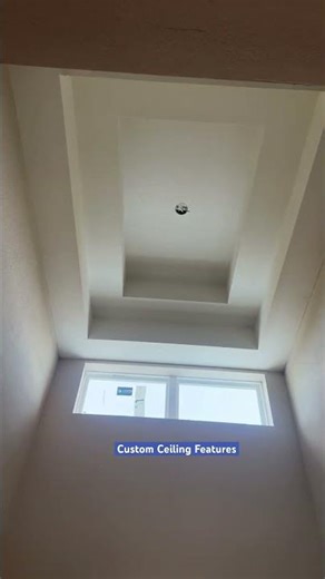 Ceiling designs in custom home build