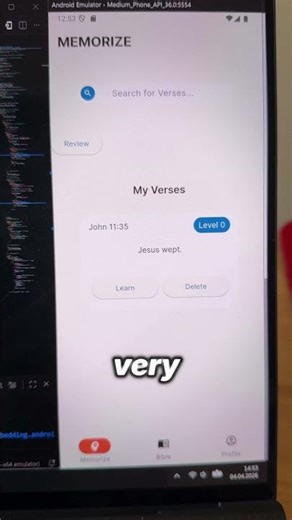 week 13 of building my christian app