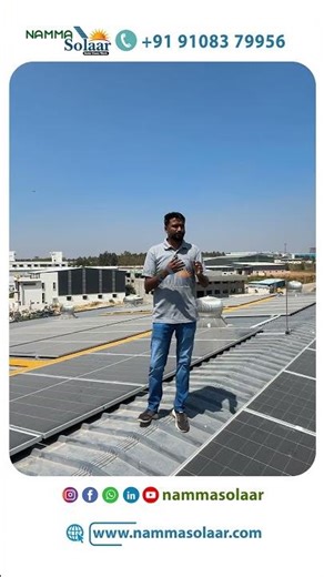 ☀️ First 80KW HYBRID High-Voltage Solar Project in Karnataka | Powered by Namma Solaar