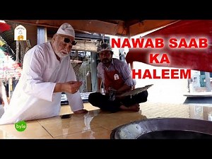 Food Conversation with Nawab Mehboob Alam Khan | Haleem by Nawab Saab himself |