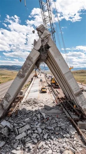 This Is What Happens When Two Bridge Sections Meet #fail